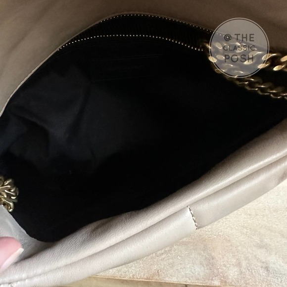 ❌SOLD❌Saint Laurent Loulou Puffer Small Darke Beige Gold HW - Picture 16 of 16